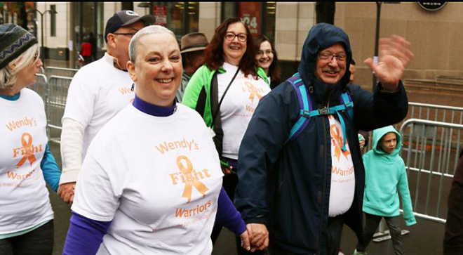 Wendy Ericsson and her husband, George CAPTION