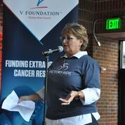 CAPTION Susan Braun, CEO of the V Foundation